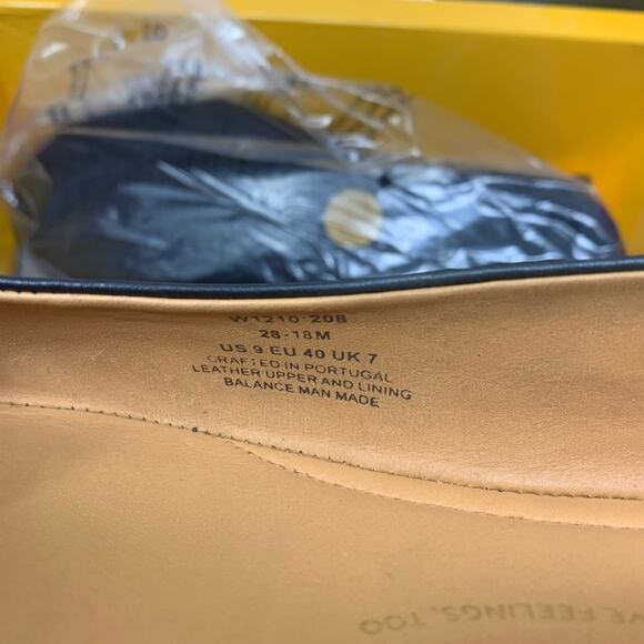 Samuel Hubbard Freedom Dance Black Leather Flats Slip On Women Size 9M - Picture 6 of 8